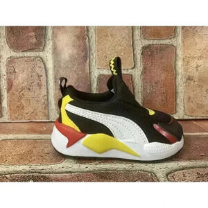 New Puma X Peanuts Sneaker Shoes for Toddlers sz 5C Black Red Yellow Limited Ed